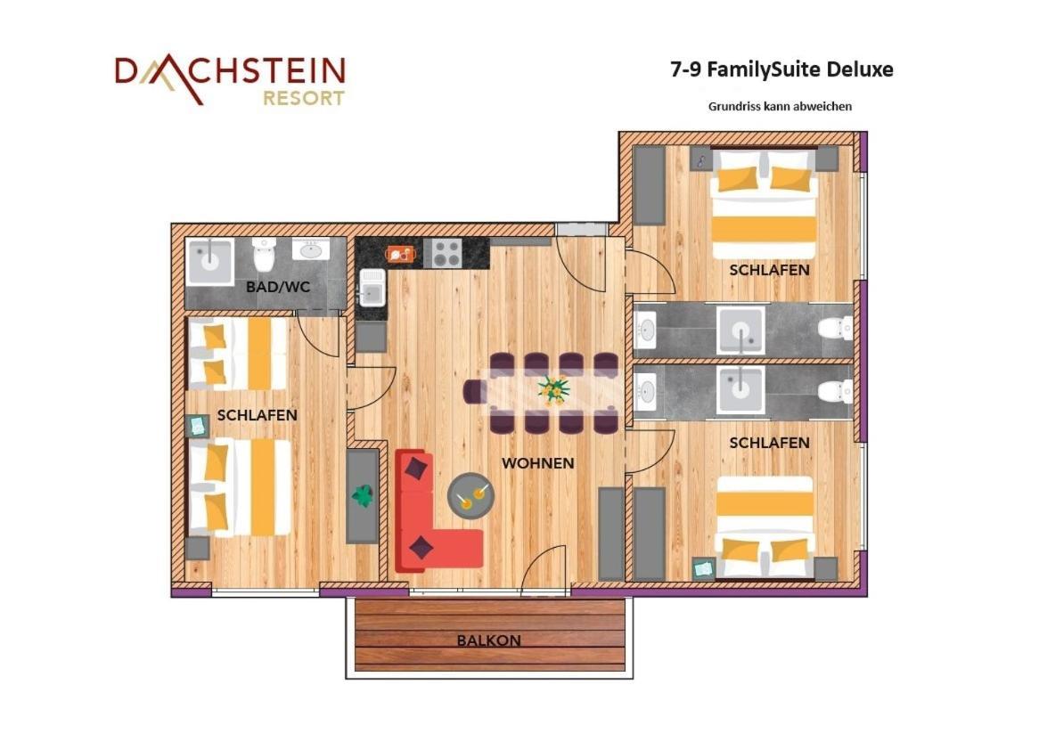 Apart- Und Wellnesshotel Dachsteinresort Русбах-ам-Пас-Ґшютт Екстер'єр фото